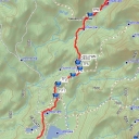 Rockbound map w tree fall flags