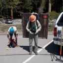 Trailhead Sign Placement , Pyramid Creek- May 13, 2014